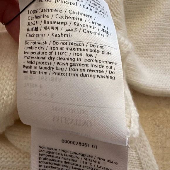$2500 Brand New Valentino Women's Cashmere Sweater sz S - Picture 9 of 9